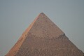 Top of the Pyramid of Khafre. All three pyramids were as smooth as the top of Khafres pyramid originally.