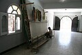 Inside a carpet factory