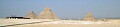 the three pyramids and the opera stage