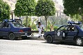 Tourist police taking a break